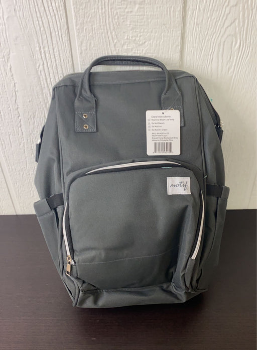 used Motif Maylilly Breast Pump Backpack, Grey