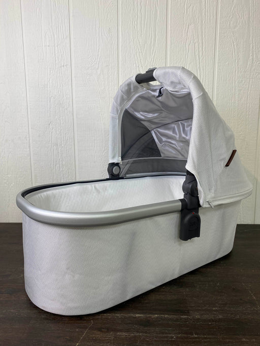 used UPPAbaby Bassinet, Bryce (White and Grey Marl), 2018