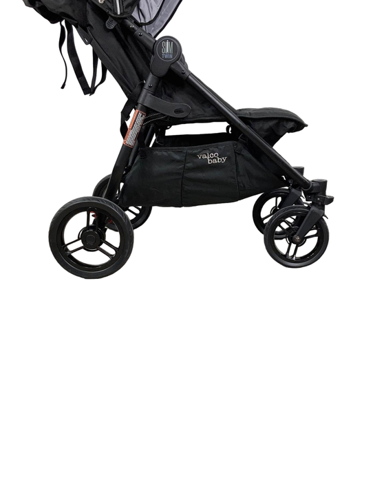 used Valco Baby Slim Twin Stroller, Licorice Black, 2022