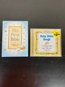 used BUNDLE Baby’s First Bible And Bible Songs CD