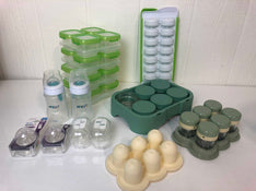 used BUNDLE Baby Food Storage And Avent Baby Bottles