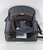 used Brica Fold 'n Go Travel Booster Seat, - grey & green