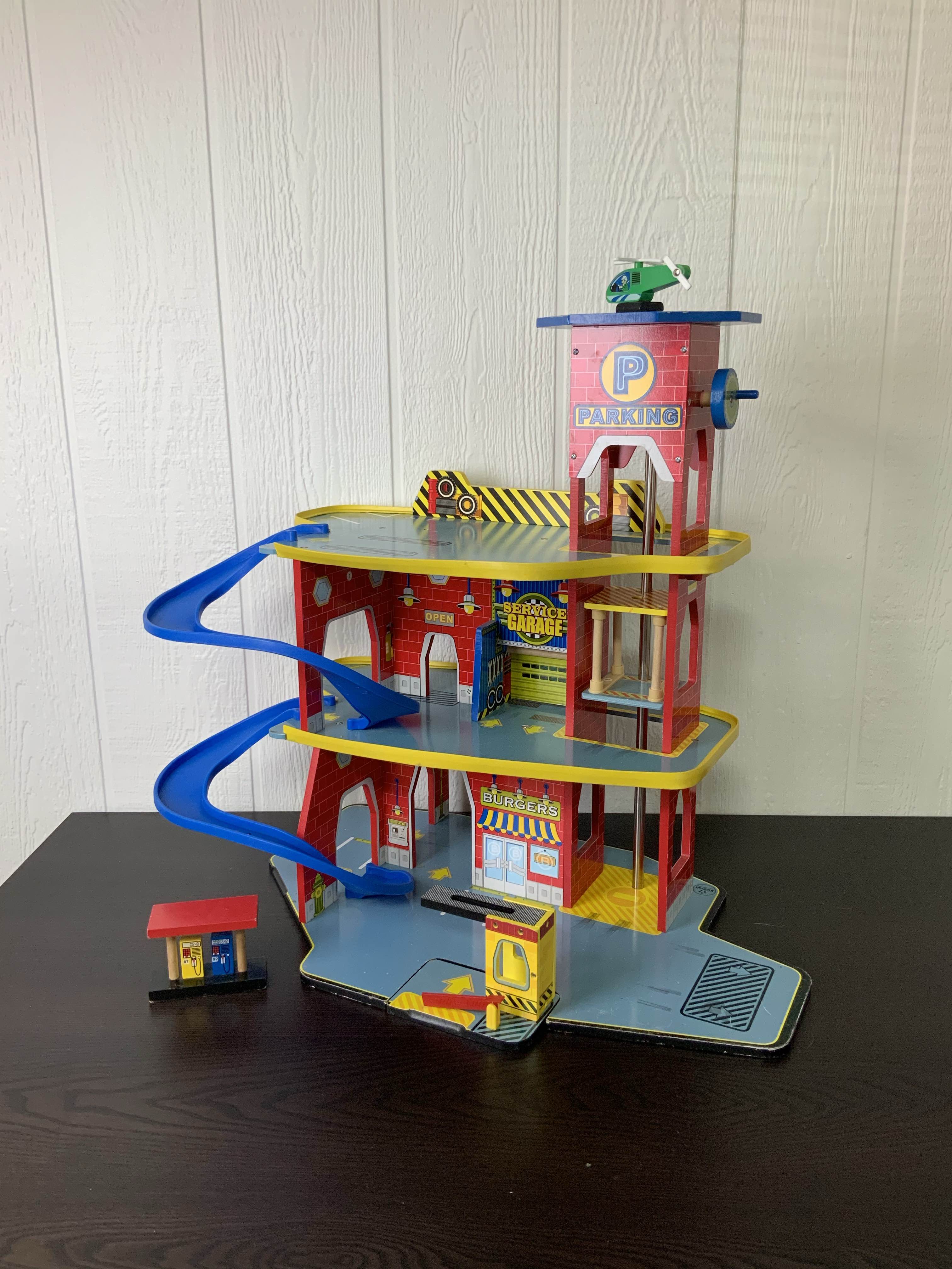 Kidkraft best sale garage playset