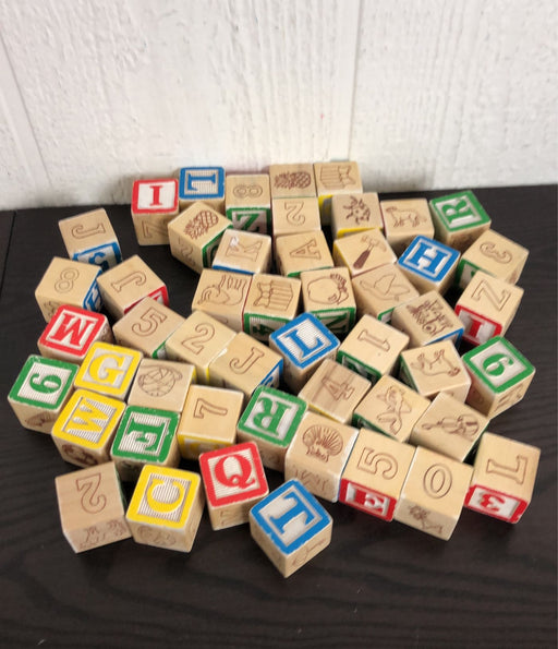 used Alphabet Blocks