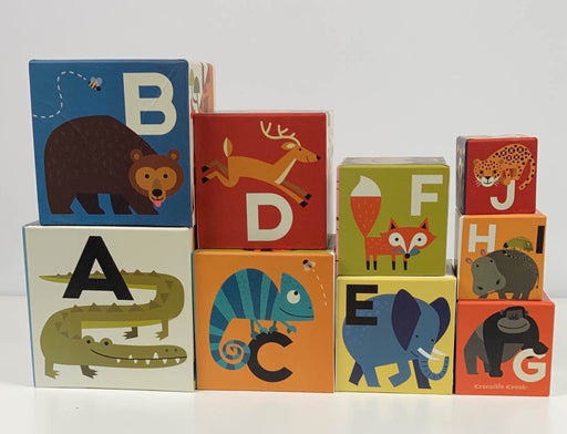 secondhand Crocodile Creek Alphabet Blocks