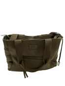 used Dagne Dover Large Wade Diaper Tote, Dark Moss