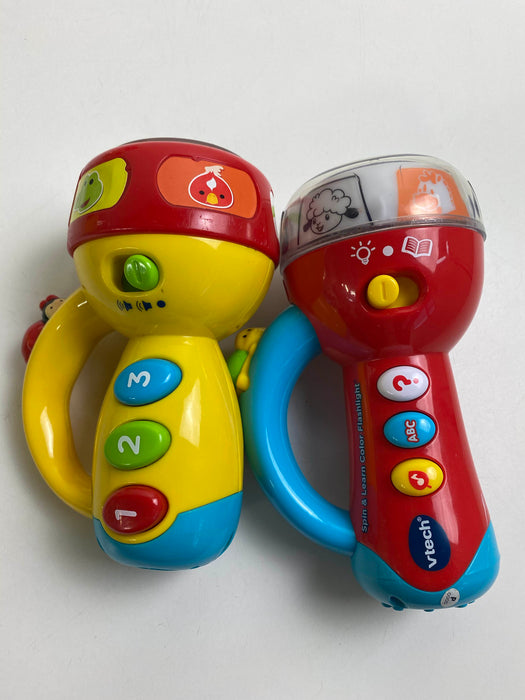 used VTech Spin & Learn Color Flashlight