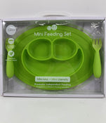 used ezpz Mini Feeding Set, Lime