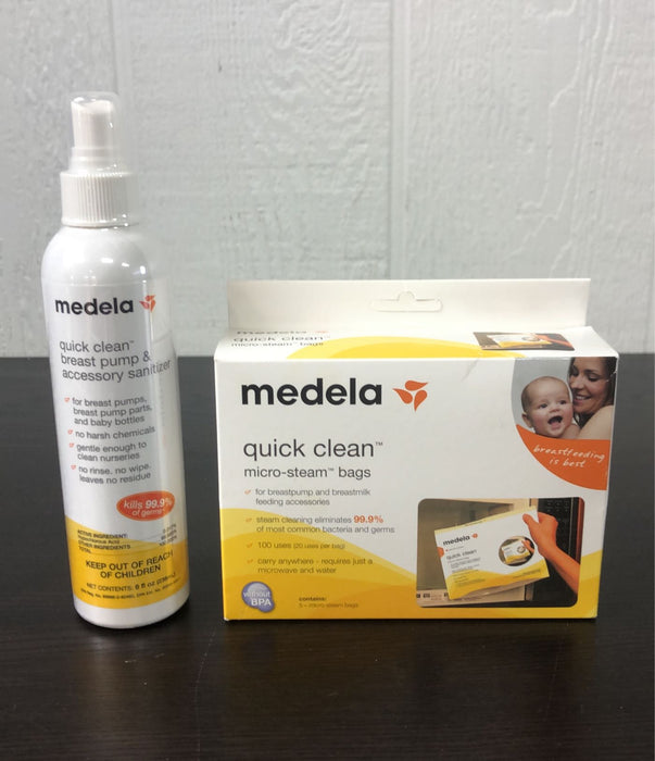 used BUNDLE Medela Accessories, For Cleaning