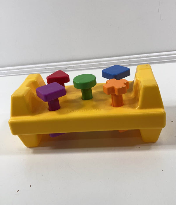 used Fisher Price Tap N Turn Shape Hammer Bench