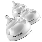 Shop Nanobébé Breastmilk Baby Bottles 3-Pack, Grey at GoodBuy Gear