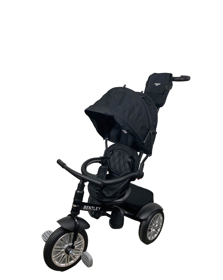Bentley 6-In-1 Stroller Trike, Onyx Black, 2022