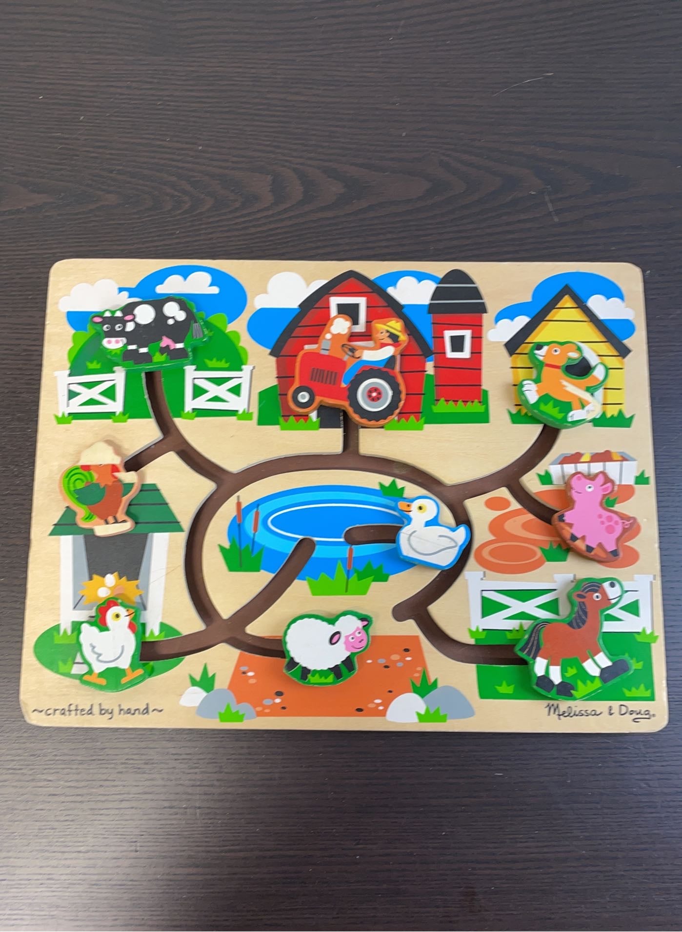 Melissa and doug hot sale maze puzzle farm