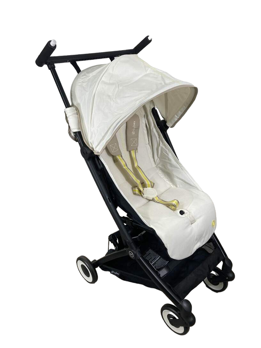 used Cybex Libelle Compact Stroller, SEASHELL WHITE LIGHT BEIGE, 2023