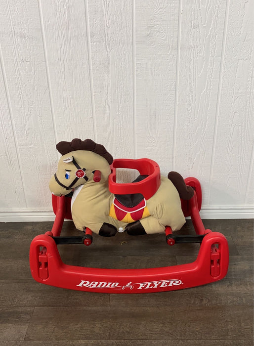 secondhand Radio Flyer Soft Rock & Bounce Pony With Sounds