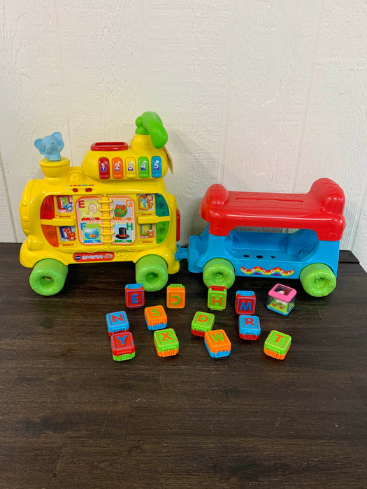 used VTech Sit To Stand Alphabet Train