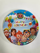 used Cocomelon Birthday Party Supplies 170 Piece