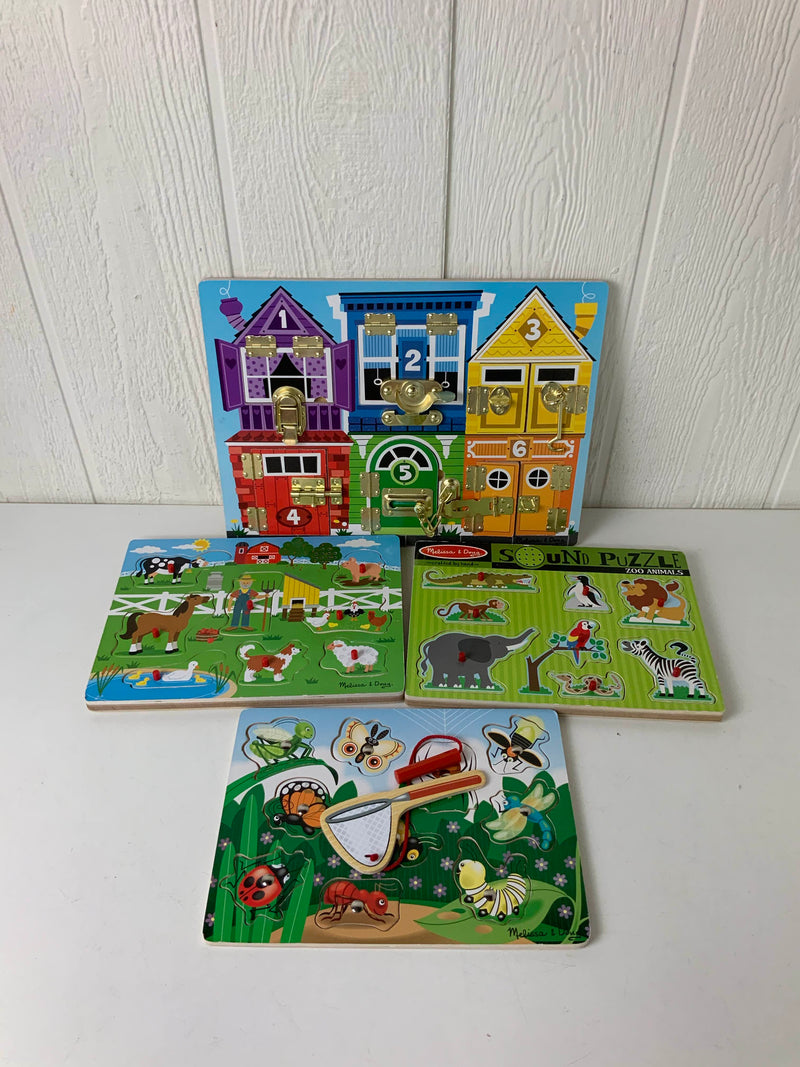 BUNDLE Melissa & Doug Wooden Puzzles