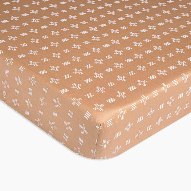 used Crane Baby Crib Fitted Sheet, Kendi Copper Dash