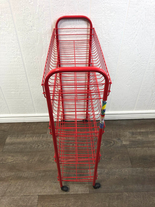 secondhand 3-Tier Rolling Cart