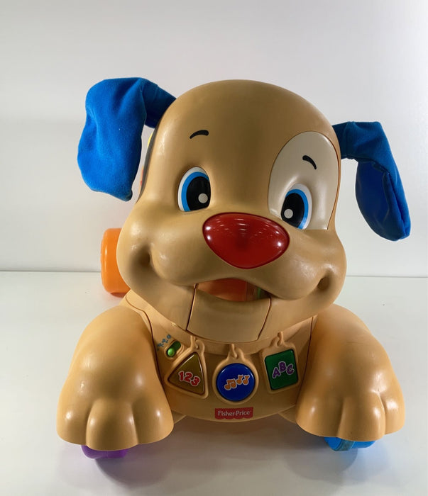 used Fisher Price Laugh And Learn Stride-To-Ride Puppy