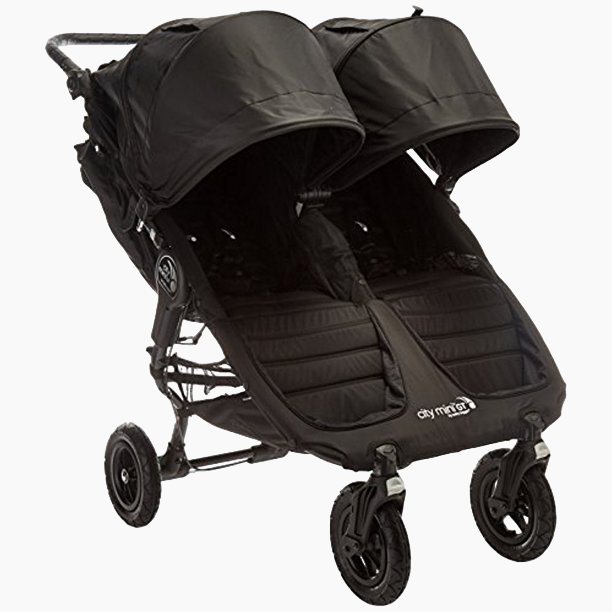 used Baby Jogger City Mini GT Double Stroller, Black, 2014