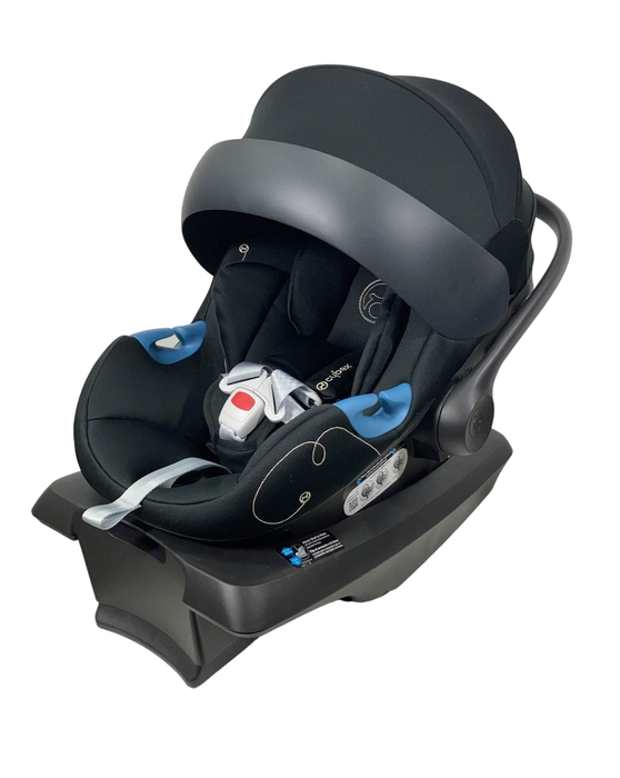 used Cybex Aton G Infant Car Seat, 2023, Moon Black