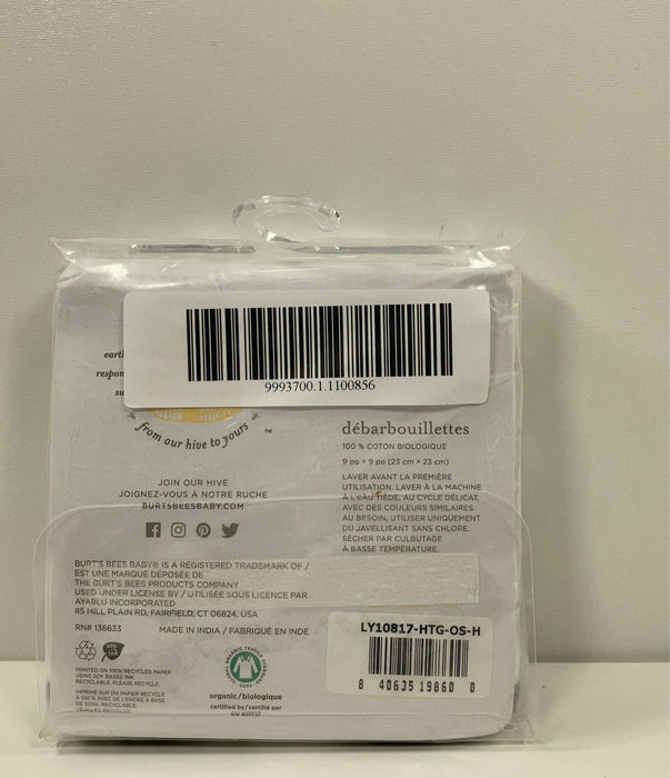 Shop Burt's Bees Baby Washcloths 3 Pack, Heather Grey at GoodBuy Gear