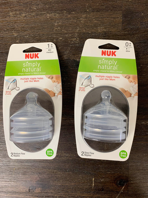 used NUK Simply Natural Nipples