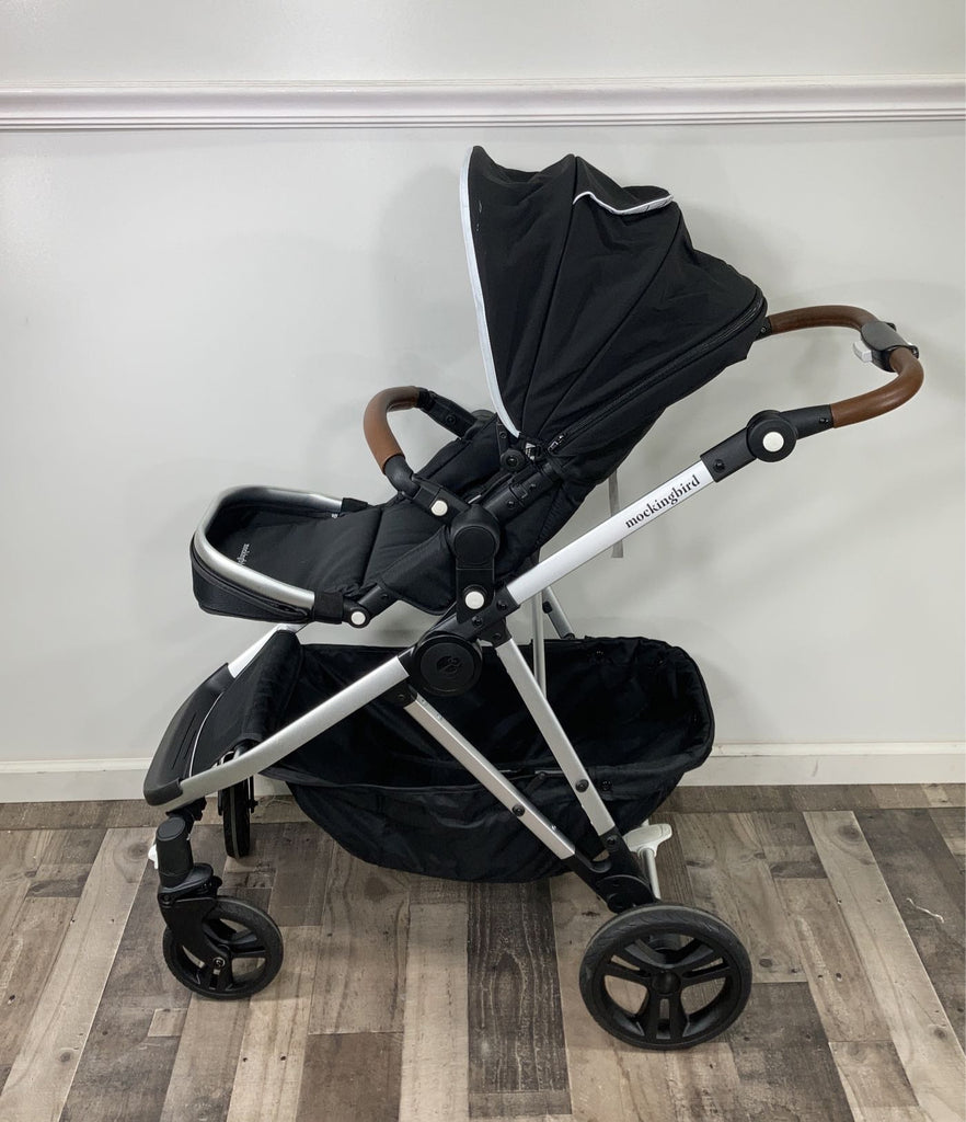 Mockingbird Single to Double Stroller With Extendable Canopy, 2021, Bl