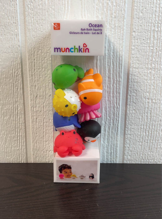 secondhand Munchkin Ocean Squirts Bath Toy 8 Pack