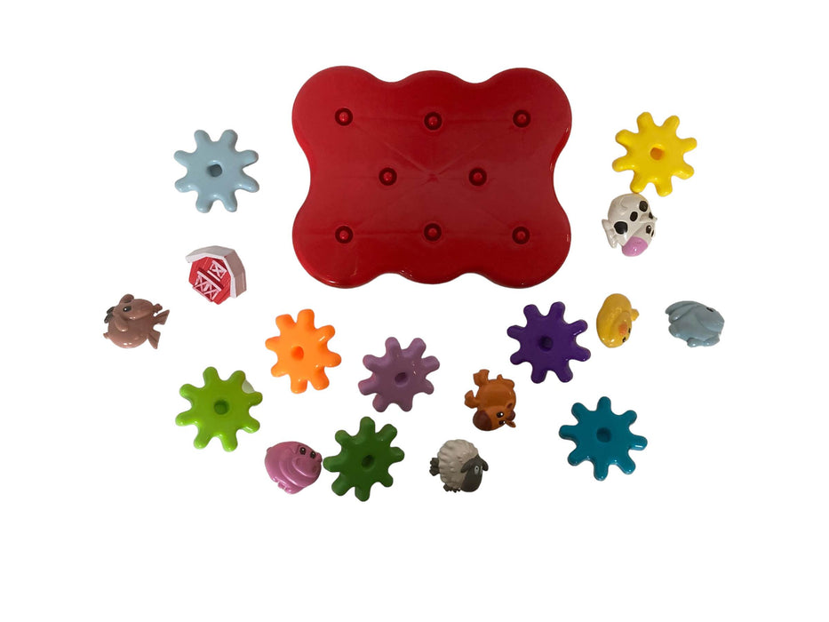 secondhand Learning Resources Build & Spin, Barnyard Friends