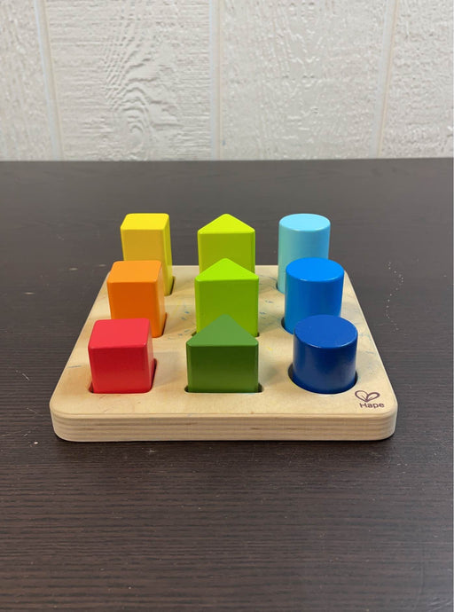 used Hape Color & Shape Wooden Sorter