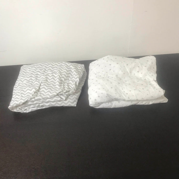 used BUNDLE Fitted Crib Sheets