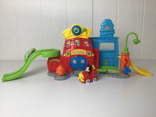 used VTech VTech Go! Go! Smart Wheels Mickey Mouse Silly Slides Fire Station