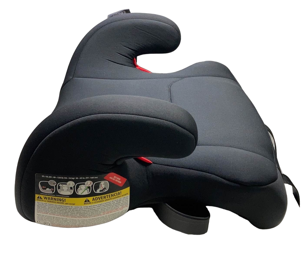 Diono Solana 2 Backless Booster Seat, 2022, With LATCH, Black