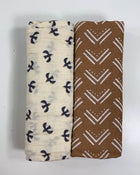 used Lulujo Muslin Swaddle Blankets 2 Pack