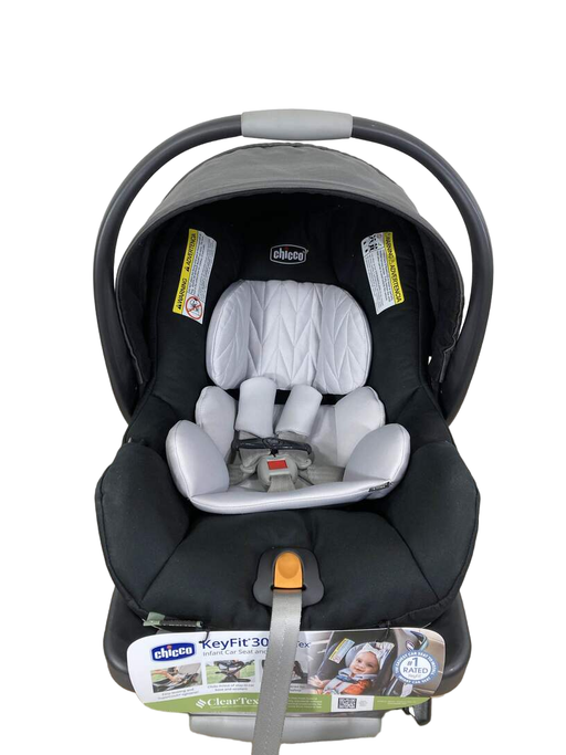 used Chicco KeyFit 30 Infant Car Seat, pewter, 2021