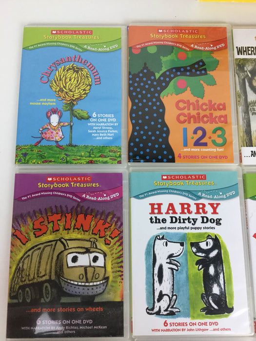 secondhand Scholastic Read Along DVD Set