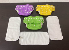 used BUNDLE Tiny Bums Cloth Diapers & Inserts