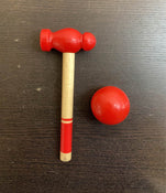 used Hape Rainbow Pound & Tap Bench