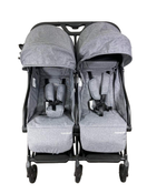 Shop Mompush Lithe Double Stroller, 2021, Grey at GoodBuy Gear