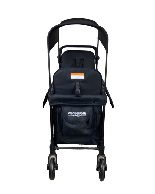 secondhand Wonderfold W2 Original Multifunctional Double Stroller Wagon, Black, 2022