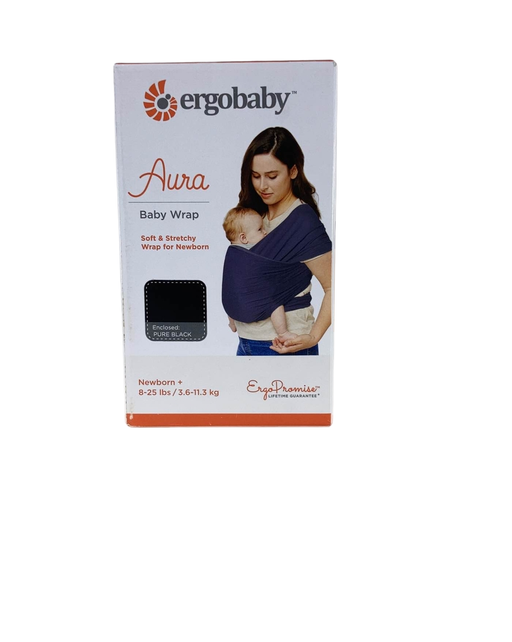 used Ergobaby Aura Baby Wrap, Black