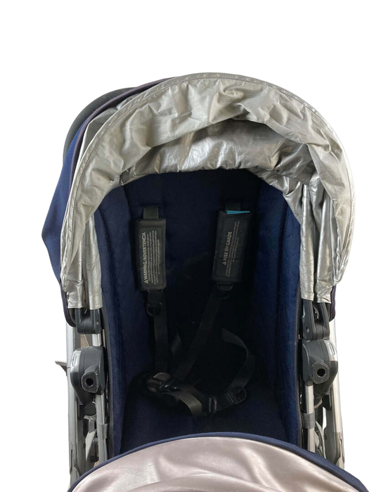 UPPAbaby VISTA Double Stroller with PiggyBack Ride-Along Board, 2015, Taylor (Indigo)