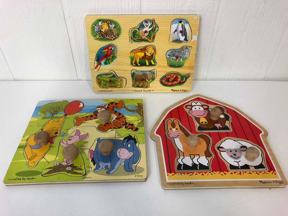 used BUNDLE Wooden Puzzles