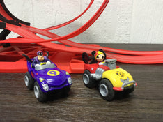 secondhand Disney Mickey Mouse Deluxe Racetrack - Mickey and the Roadster Racers