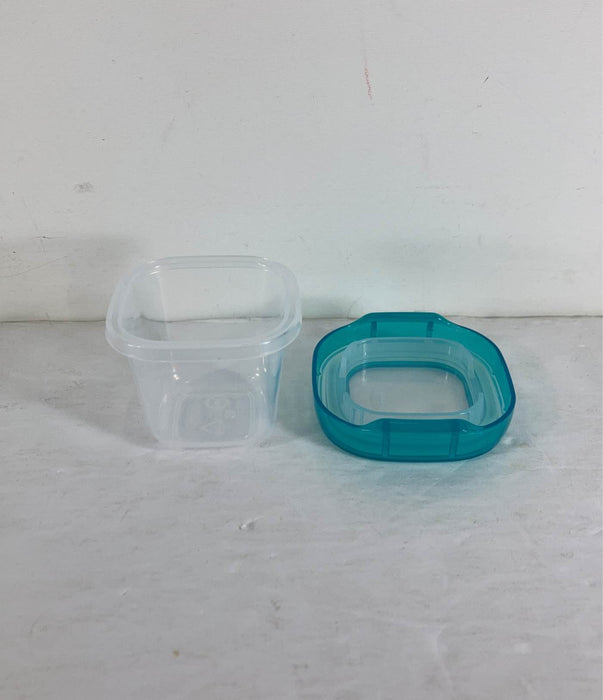 used OXO Tot Baby Blocks Plastic Freezer Storage Containers 6-Pack