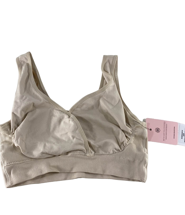 used Belly Bandit Bandita Maternity Nursing Bra, Nude, M