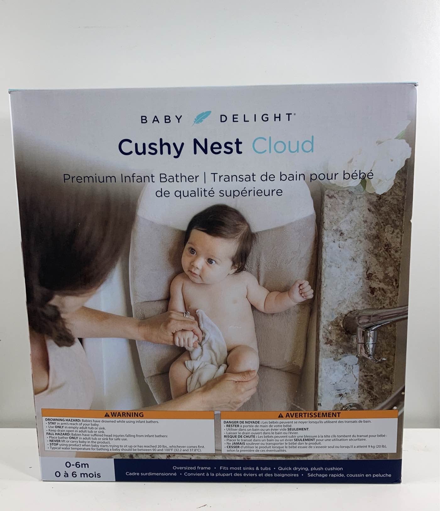 Baby delight cushy nest sales cloud bather